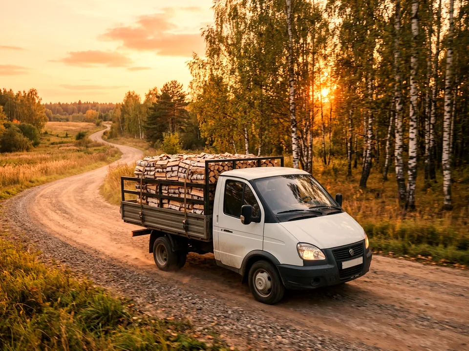 Газель с дровами — доставка в Зеленограде (Московская область)